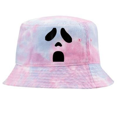 Ghost Face Novelty Halloween Ghost Costume Ghost Screaming Tie-Dyed Bucket Hat