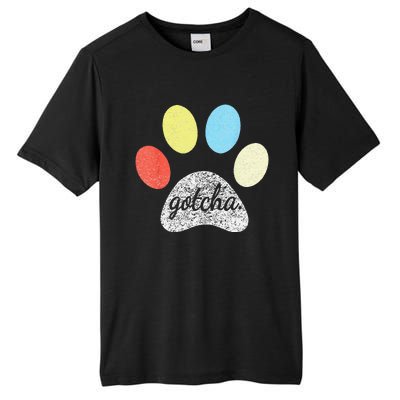 Gotcha For New Dog Owner On Dog Gotcha Day Adoption Tall Fusion ChromaSoft Performance T-Shirt