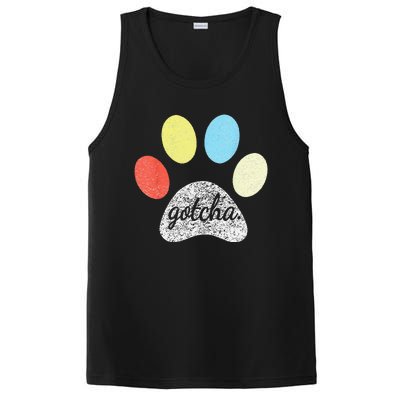 Gotcha For New Dog Owner On Dog Gotcha Day Adoption PosiCharge Competitor Tank