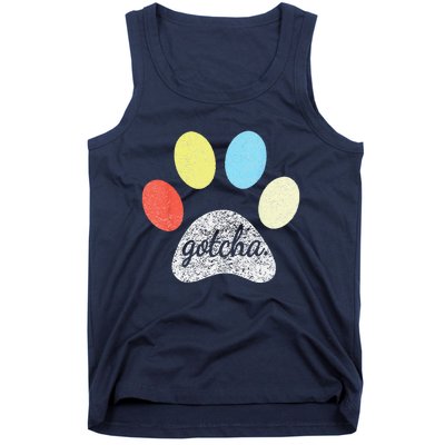 Gotcha For New Dog Owner On Dog Gotcha Day Adoption Tank Top