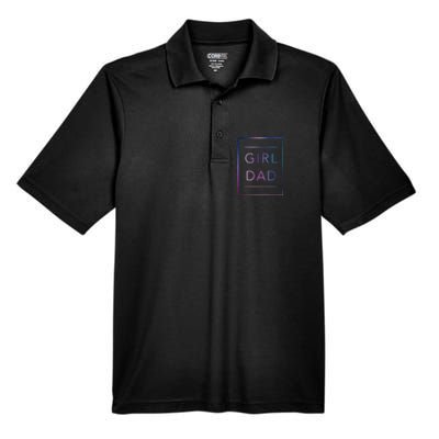 GirlDad Father of Proud Daughter Fathers Day Men's Origin Performance Pique Polo