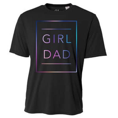 GirlDad Father of Proud Daughter Fathers Day Cooling Performance Crew T-Shirt