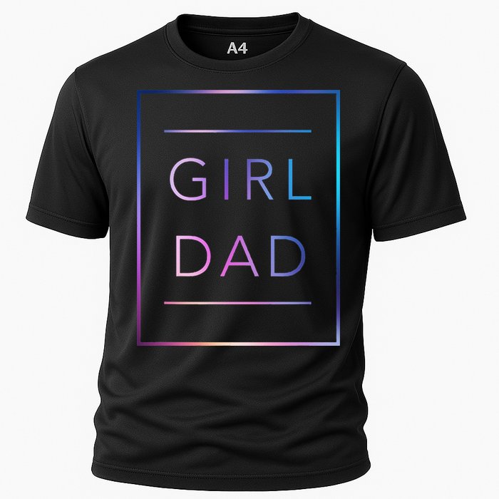 GirlDad Father of Proud Daughter Fathers Day Cooling Performance Crew T-Shirt