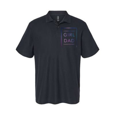 GirlDad Father of Proud Daughter Fathers Day Softstyle Adult Sport Polo