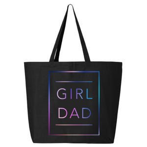 GirlDad Father of Proud Daughter Fathers Day 25L Jumbo Tote