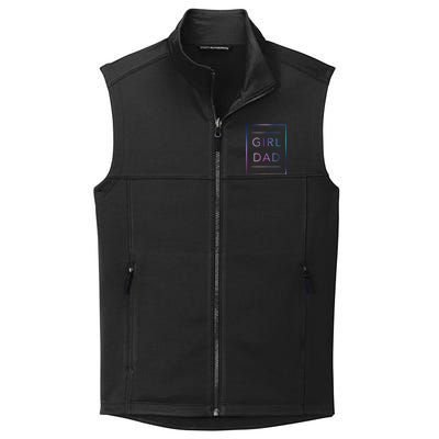 GirlDad Father of Proud Daughter Fathers Day Collective Smooth Fleece Vest