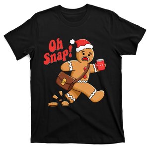 Gingerbread Funny Oh Snap Christmas Did You Try Icing It T-Shirt