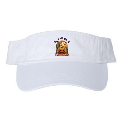 Go Fall On A Cactus Pumpkin Western Halloween Costume Spooky Visor