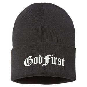 God First Original Sustainable Knit Beanie