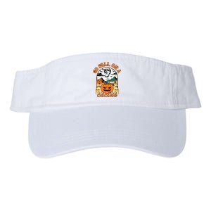 Go Fall On A Cactus Pumpkin Western Spooky Halloween Valucap Bio-Washed Visor