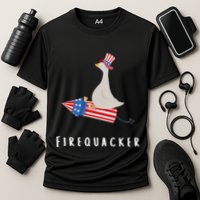 Goose Fourth Of July Firequacker Independence Day Performance Shirt