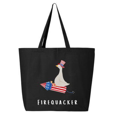 Goose Fourth Of July Firequacker Independence Day 25L Jumbo Tote