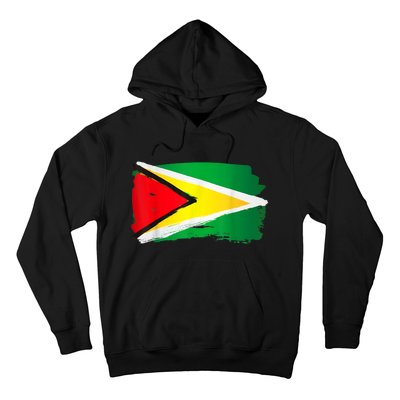 Guyana Flag Paint Style Hoodie