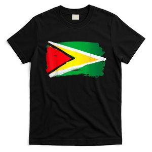 Guyana Flag Paint Style T-Shirt