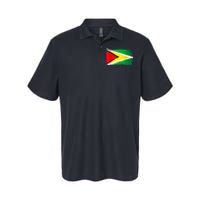 Guyana Flag Paint Style Softstyle Adult Sport Polo