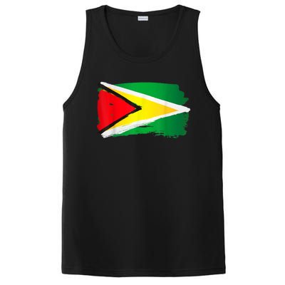 Guyana Flag Paint Style PosiCharge Competitor Tank