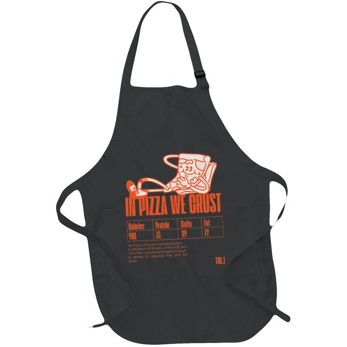 Graphic Funny Pizza Humor Positivity Apron