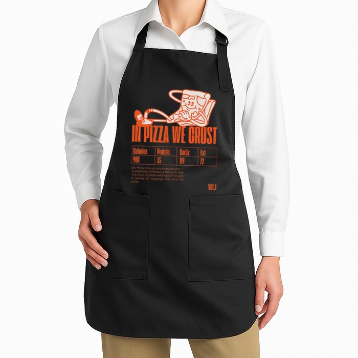Graphic Funny Pizza Humor Positivity Apron