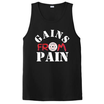 Gains From Pain Workout Inspiration PosiCharge Competitor Tank