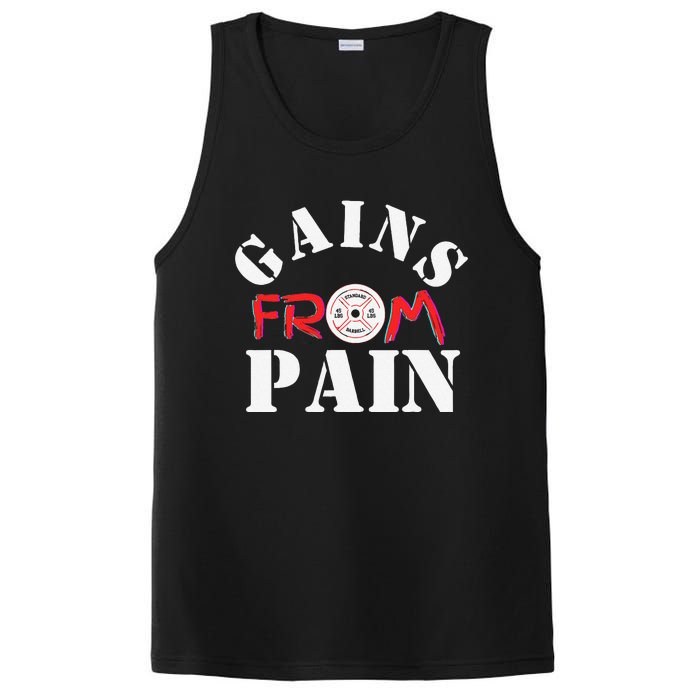 Gains From Pain Workout Inspiration PosiCharge Competitor Tank