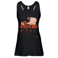 Graphic Funny Pizza Humor Positivity Ladies Essential Flowy Tank