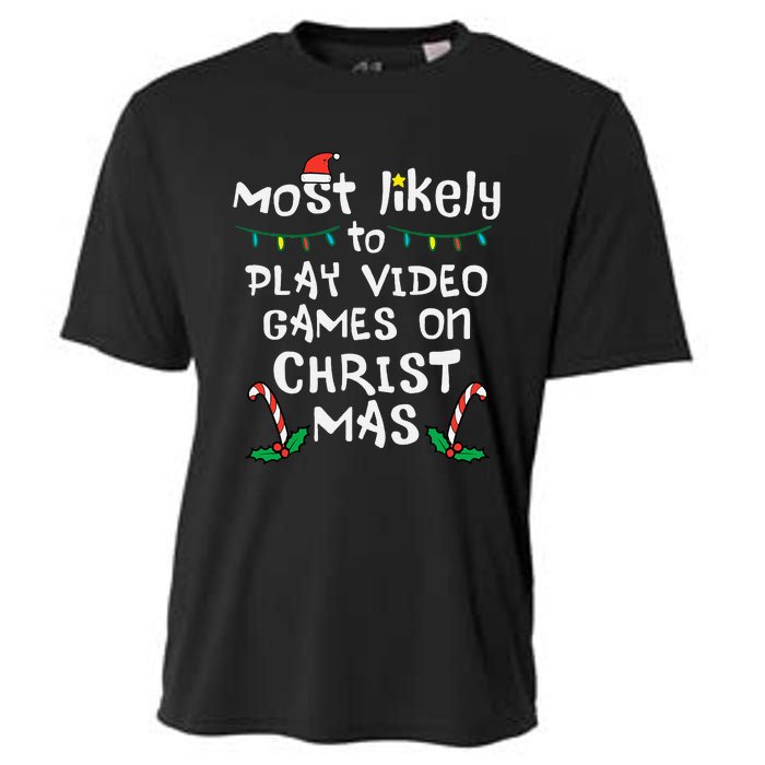 Gaming Fun Play Video Games with the Whole Family this Christmas! Cooling Performance Crew T-Shirt