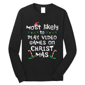 Gaming Fun Play Video Games with the Whole Family this Christmas! Long Sleeve Shirt