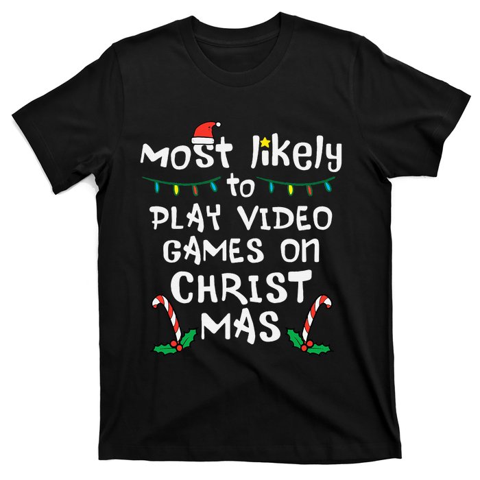 Gaming Fun Play Video Games with the Whole Family this Christmas! T-Shirt