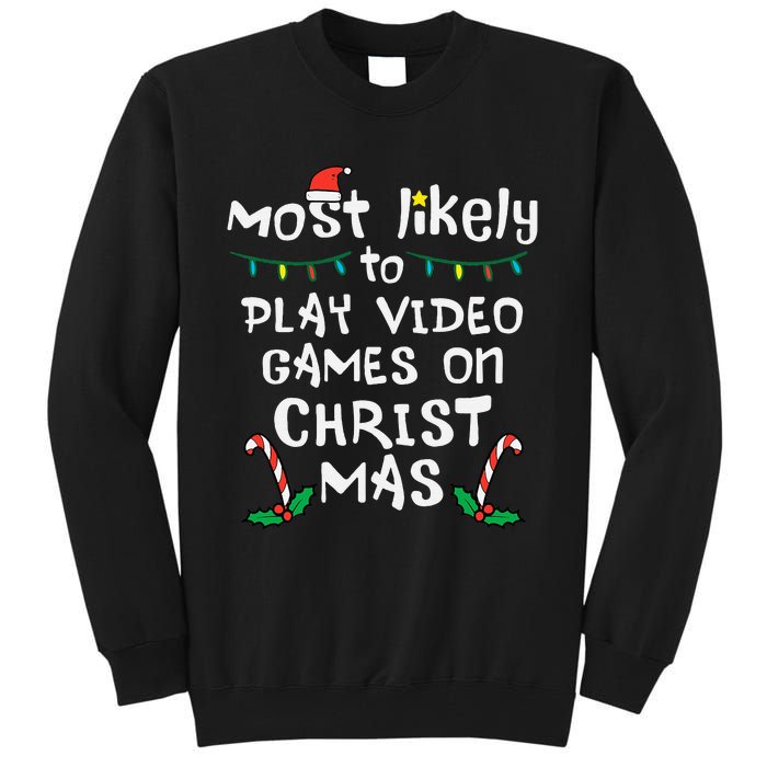 Gaming Fun Play Video Games with the Whole Family this Christmas! Tall Sweatshirt