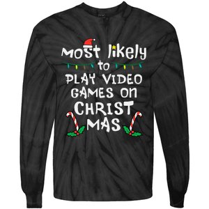 Gaming Fun Play Video Games with the Whole Family this Christmas! Tie-Dye Long Sleeve Shirt