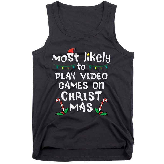 Gaming Fun Play Video Games with the Whole Family this Christmas! Tank Top