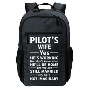 Gift For Pilots Wife Pilot Friend Gift Funny Pilot Wife Gift Daily Commute Backpack