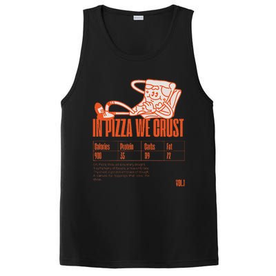 Graphic Funny Pizza Humor Positivity PosiCharge Competitor Tank