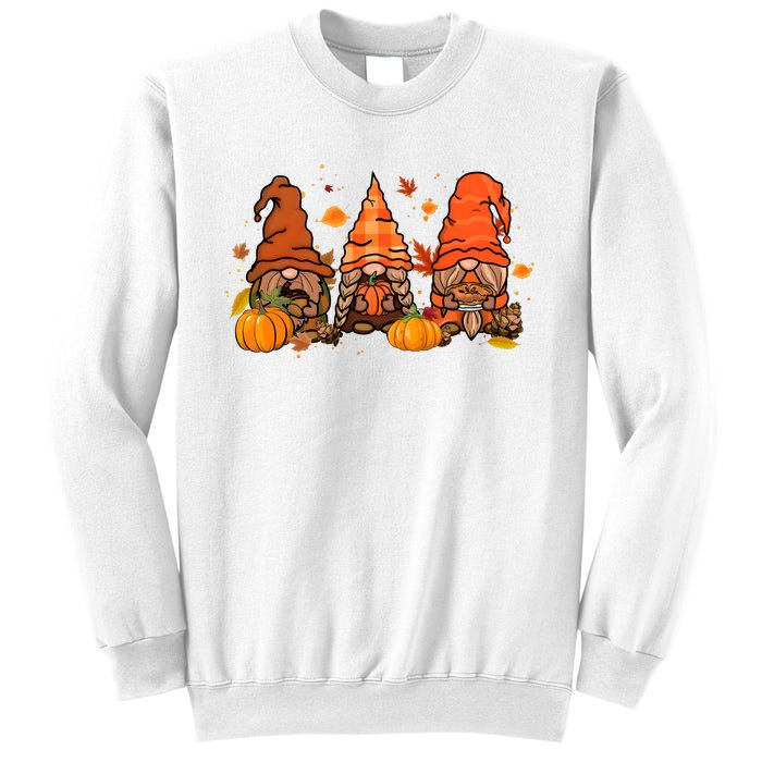 Gnomes Fall Pumpkin Thanksgiving Sweatshirt