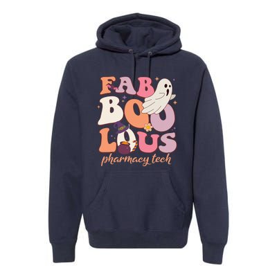 Groovy Faboolous Pharmacy Tech Ghost Spooky Night Halloween Premium Hoodie