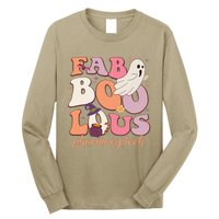 Groovy Faboolous Pharmacy Tech Ghost Spooky Night Halloween Long Sleeve Shirt