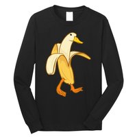 Goose Funny Pictures Goose My Humor Goose Banana Goose Long Sleeve Shirt