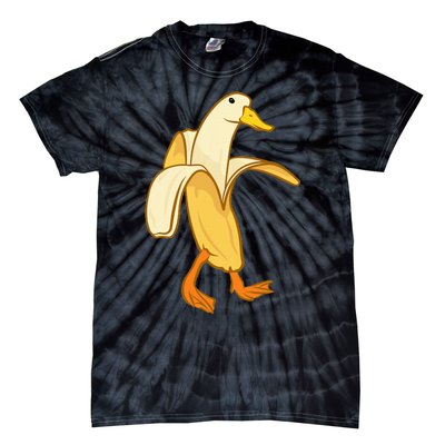 Goose Funny Pictures Goose My Humor Goose Banana Goose Tie-Dye T-Shirt