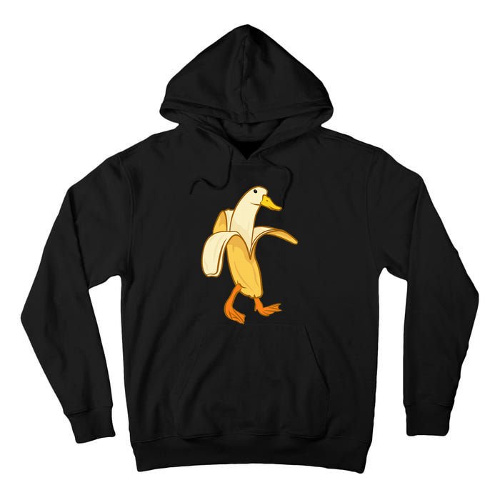 Goose Funny Pictures Goose My Humor Goose Banana Goose Tall Hoodie