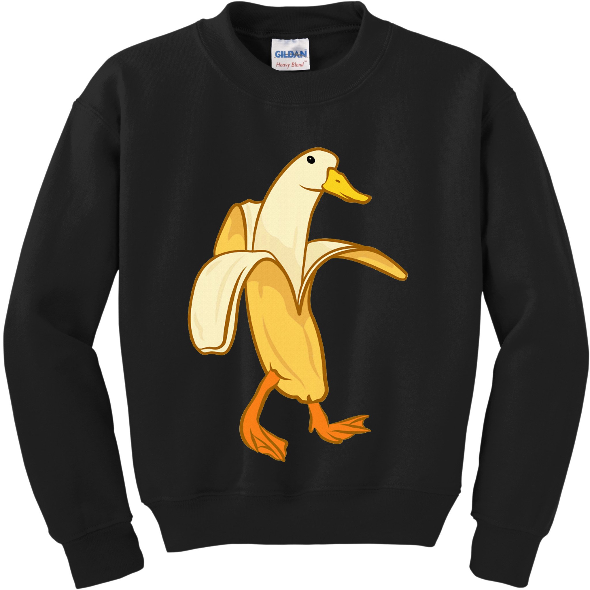 Goose Funny Pictures Goose My Humor Goose Banana Goose Kids Sweatshirt