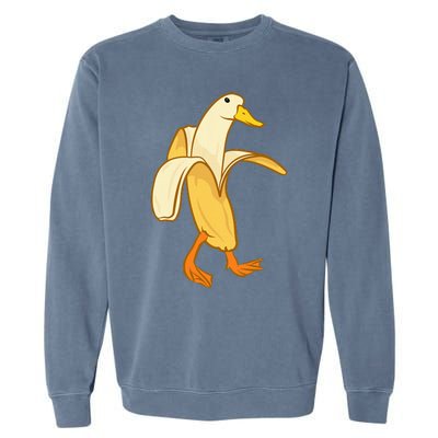 Goose Funny Pictures Goose My Humor Goose Banana Goose Garment-Dyed Sweatshirt