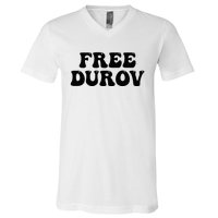 Groovy Free Pavel Durov Privacy Is Not A Crime V-Neck T-Shirt