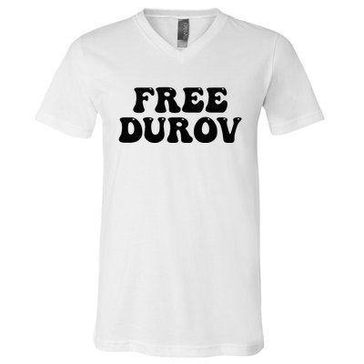 Groovy Free Pavel Durov Privacy Is Not A Crime V-Neck T-Shirt