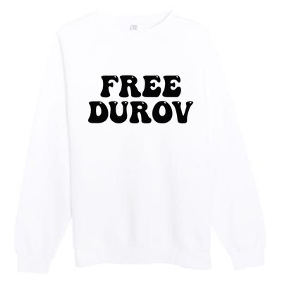 Groovy Free Pavel Durov Privacy Is Not A Crime Premium Crewneck Sweatshirt