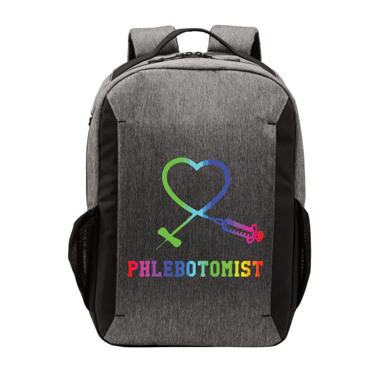 Gift For Phlebotomist Phlebotomy Butterfly Needle Heart Vector Backpack