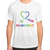 Gift For Phlebotomist Phlebotomy Butterfly Needle Heart Adult ChromaSoft Performance T-Shirt