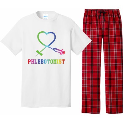 Gift For Phlebotomist Phlebotomy Butterfly Needle Heart Pajama Set