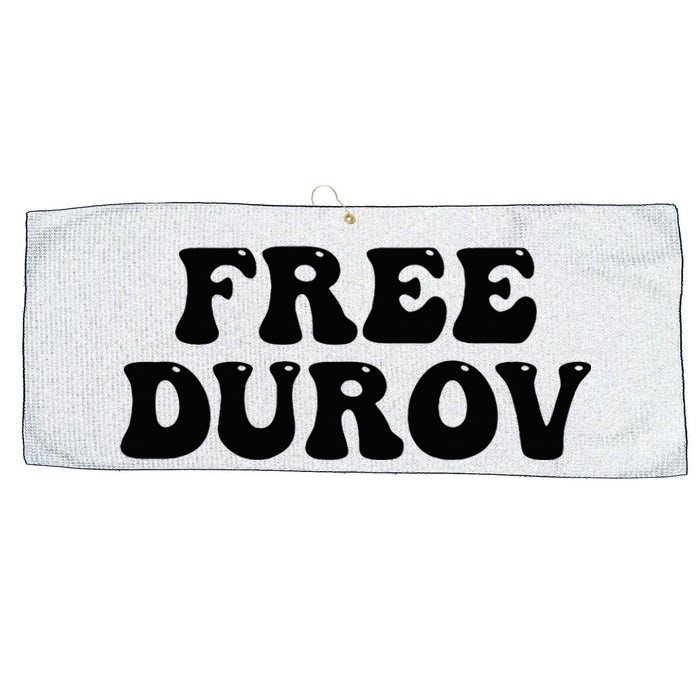 Groovy Free Pavel Durov Privacy Is Not A Crime Large Microfiber Waffle Golf Towel