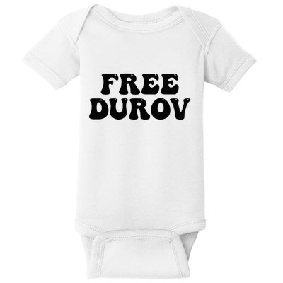 Groovy Free Pavel Durov Privacy Is Not A Crime Baby Bodysuit