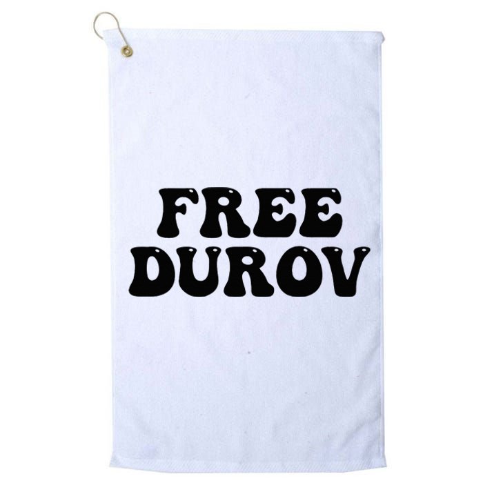 Groovy Free Pavel Durov Privacy Is Not A Crime Platinum Collection Golf Towel